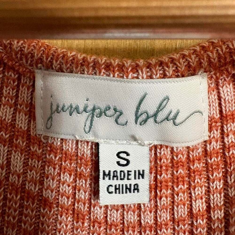 Juniper Blu Coral Marled Knit Maxi Dress Size Small - Picture 5 of 8